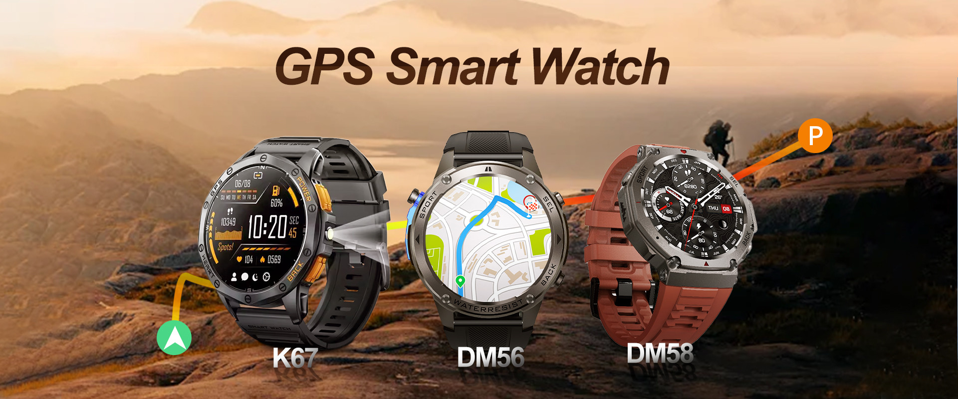คุณภาพ GPS สมาร์ทวอทช์ โรงงาน