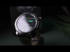 HT30 IP68 น้ํากันสปอร์ต Smart Watch, 600mAh แบตเตอรี่ SmartWatch กับไฟแคมปัส