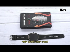 HK24 Smartwatch Amoled Screen อัตราการเต้นของหัวใจ BT Call AI Voice Assistant Smart Watch 2.01 นิ้ว