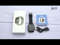 Sport Smart Watch IP68 กันน้ํา ZL77J Smart Watch ผู้ช่วยเสียง เครื่องติดตามความฟิตเนส