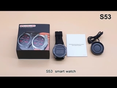 AMOLED Display Smartwatch Outdoor S53 Smartwatch พร้อมออกซิเจนและอัตราการเต้นของหัวใจ