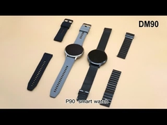 DM90 ชาย Smart Watch 1.73 นิ้ว Ultra Thin Smartwatch แบตเตอรี่ 400mAh