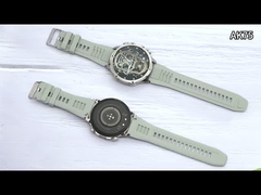 AK75 ชมาร์ทวอทช์ผู้ชาย มอนิเตอร์อัตราการเต้นของหัวใจ หน้าจอสัมผัสเต็ม 700mAh แบตเตอรี่ กีฬา ฟิตเนส Outdoor Smart