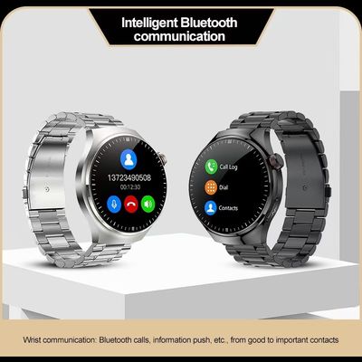 TK26 สุขภาพการติดตาม Smart Watch 1.43 นิ้ว ECG PPG BT โทรโลหะสายรัด Mens สมาร์ท ฟิตเนส