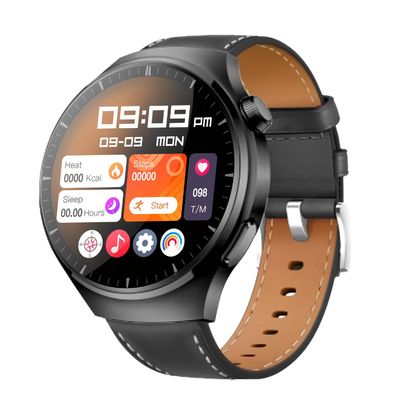 S20 Max Smart Watch IP67 ฟิตเนสทราคเกอร์ เข็มขัดหนัง Smart Watch With Rugged Screen