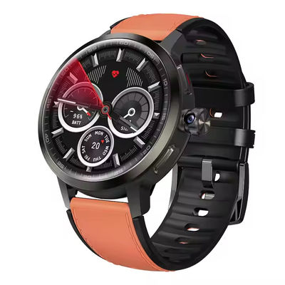 DM82 เวอร์ชั่นโลก 4G Smart Watch 1.75 นิ้ว AMOLED Screen Rotating Camera วิดีโอการโทร